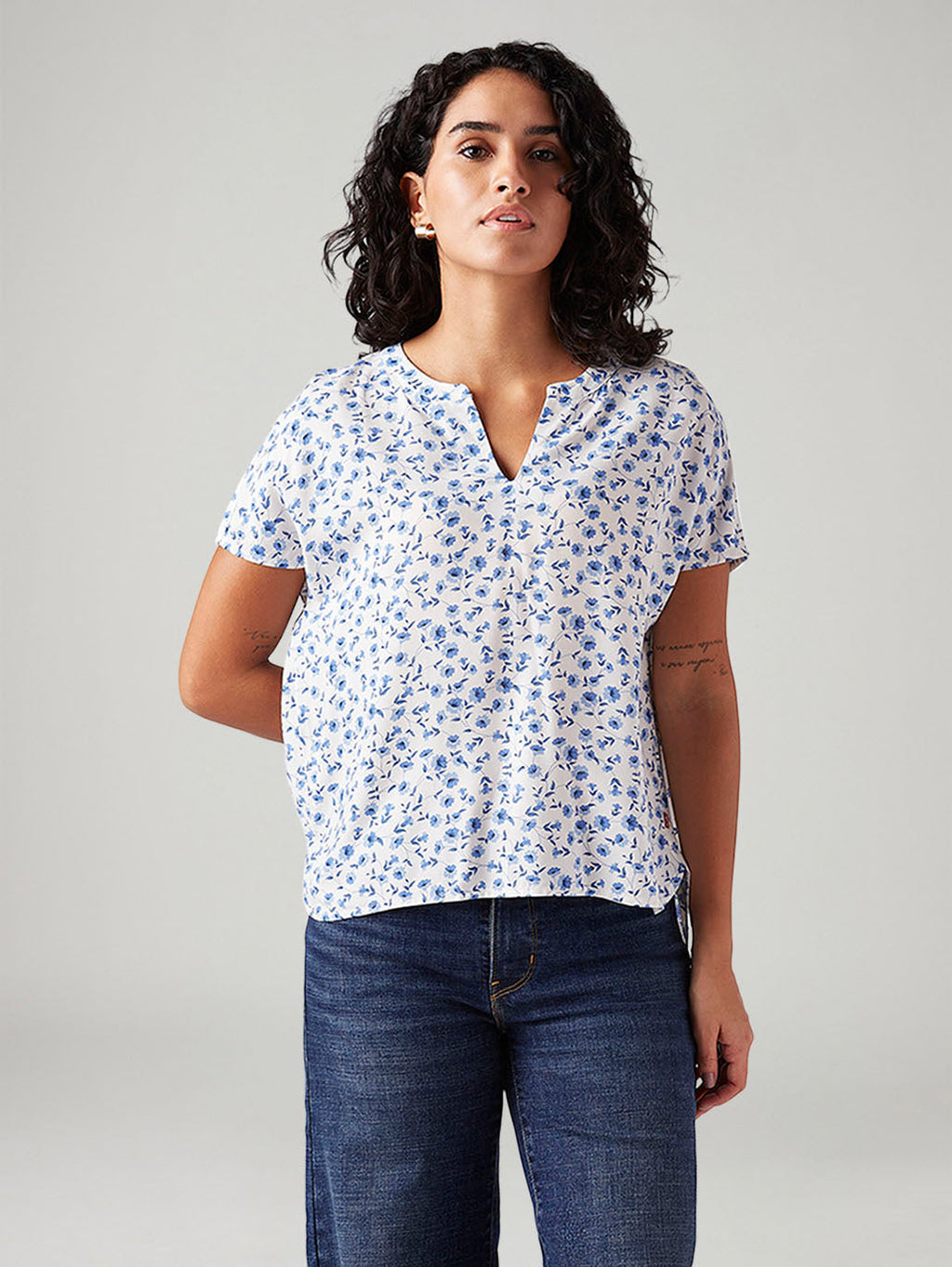 Women's Floral Regular Fit Top