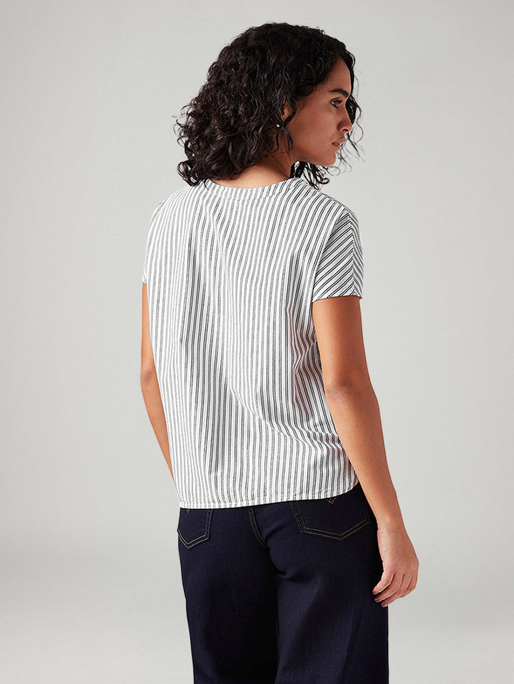 Women's Striped Relaxed Fit Top