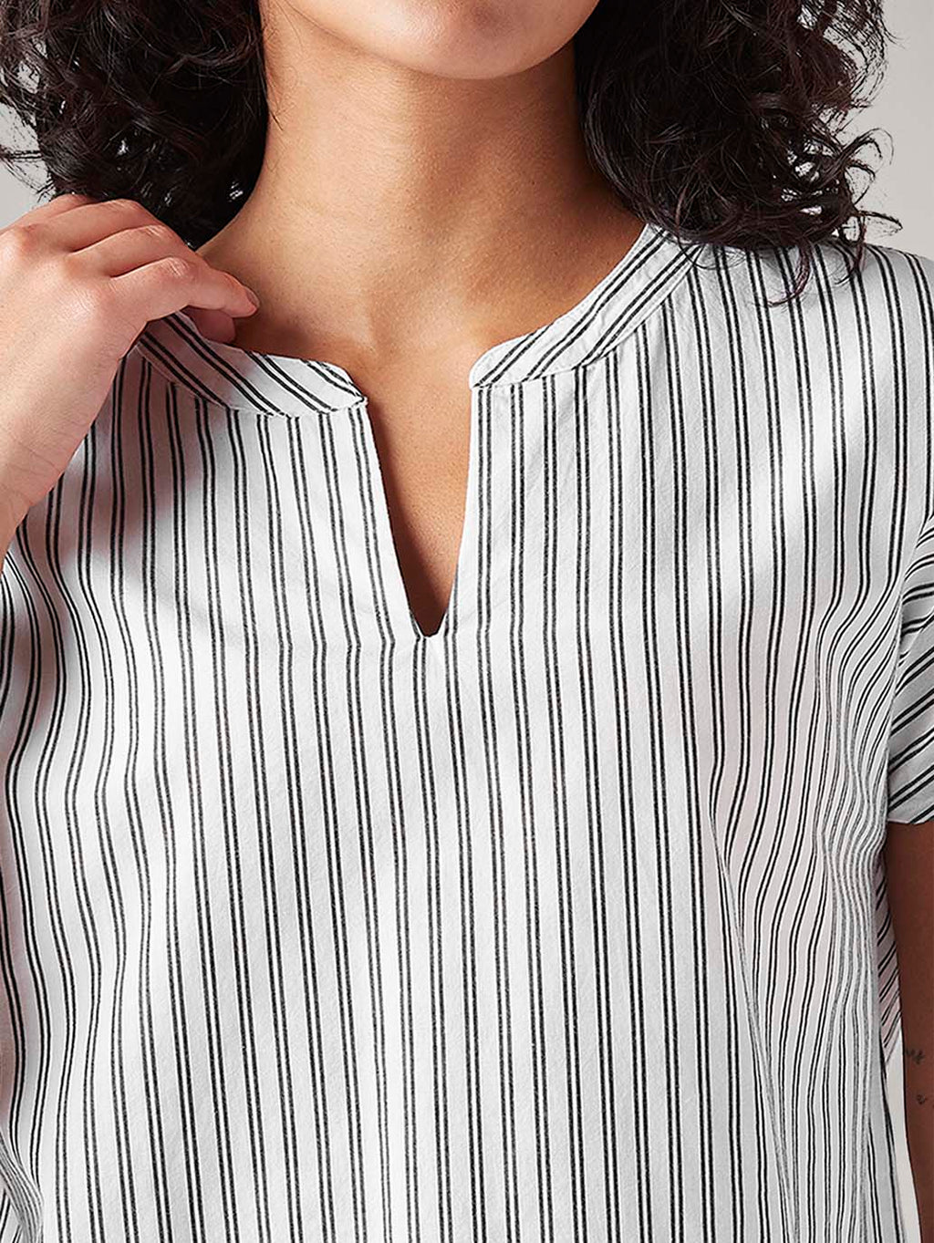 Women's Striped Relaxed Fit Top