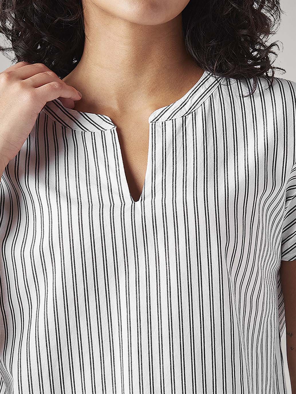 Women's Striped Relaxed Fit Top
