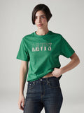 Women's Logo Printed Relaxed Fit T-Shirt