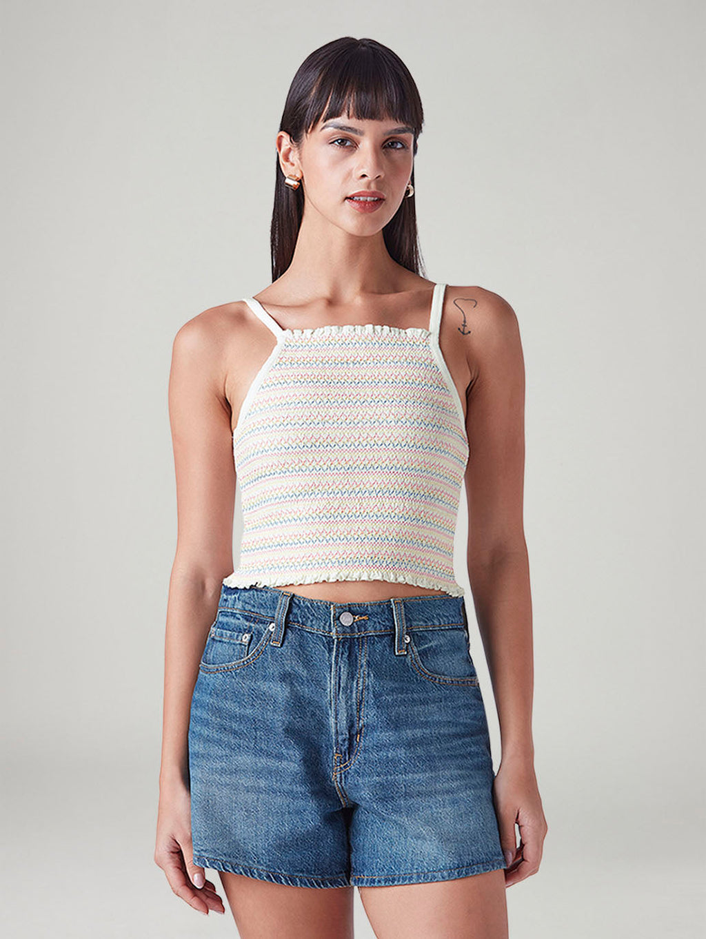 Women's Embroidered Slim Fit Top