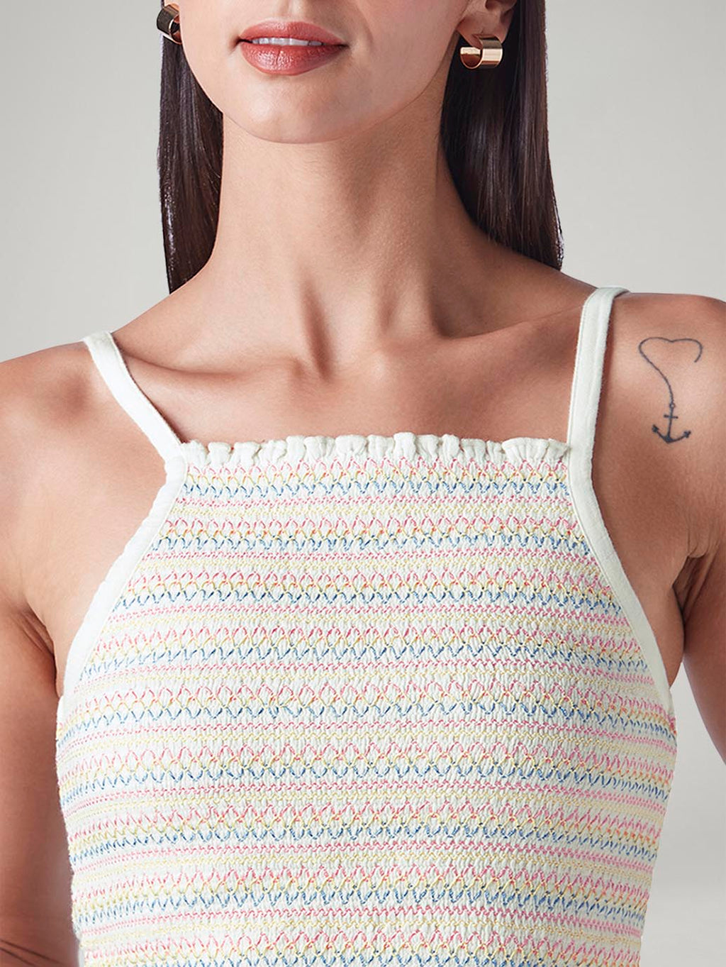 Women's Embroidered Slim Fit Top