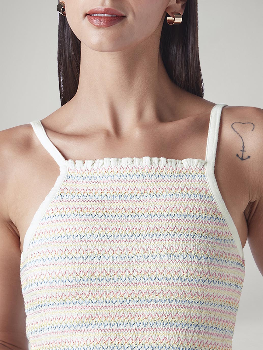 Women's Embroidered Slim Fit Top