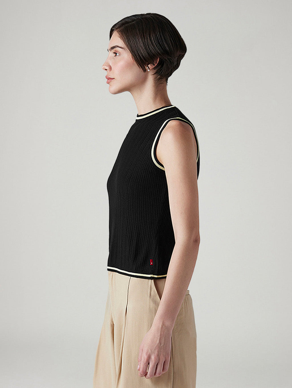 Women's Self Design Slim Fit T-Shirt