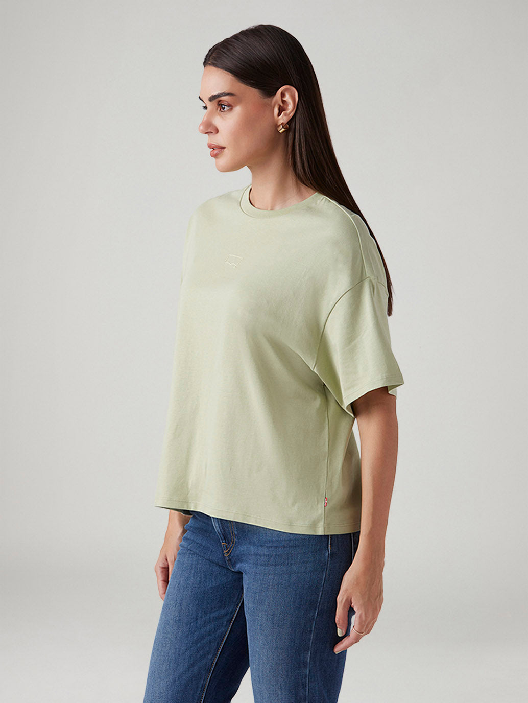 Women's Embroidered Relaxed Fit Oversize T-Shirt