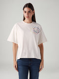 Women's Embroidered Relaxed Fit Oversize T-Shirt