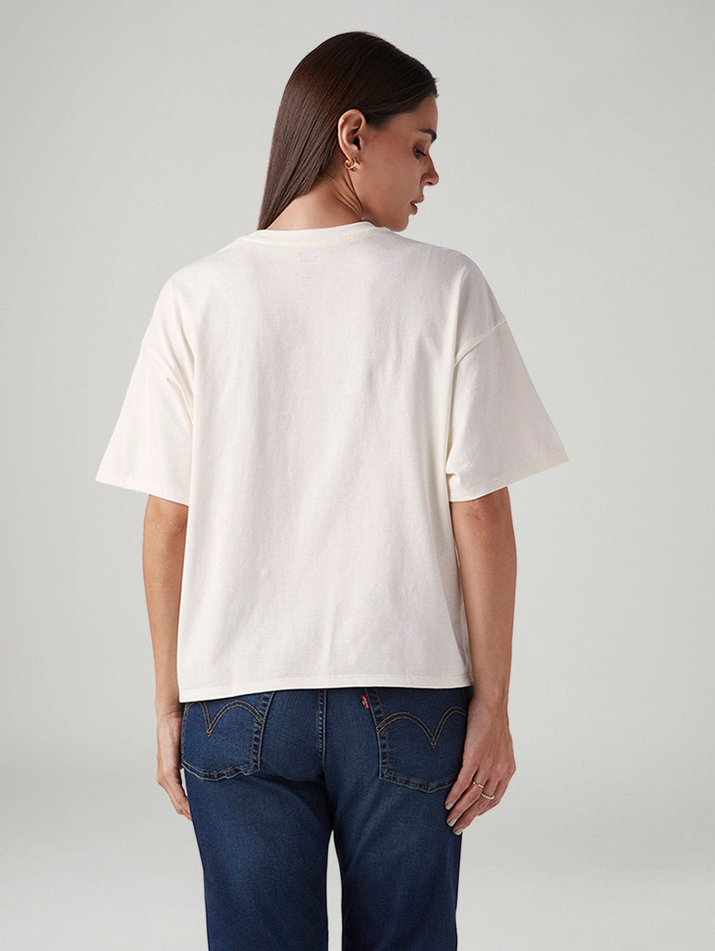 Women's Embroidered Relaxed Fit Oversize T-Shirt