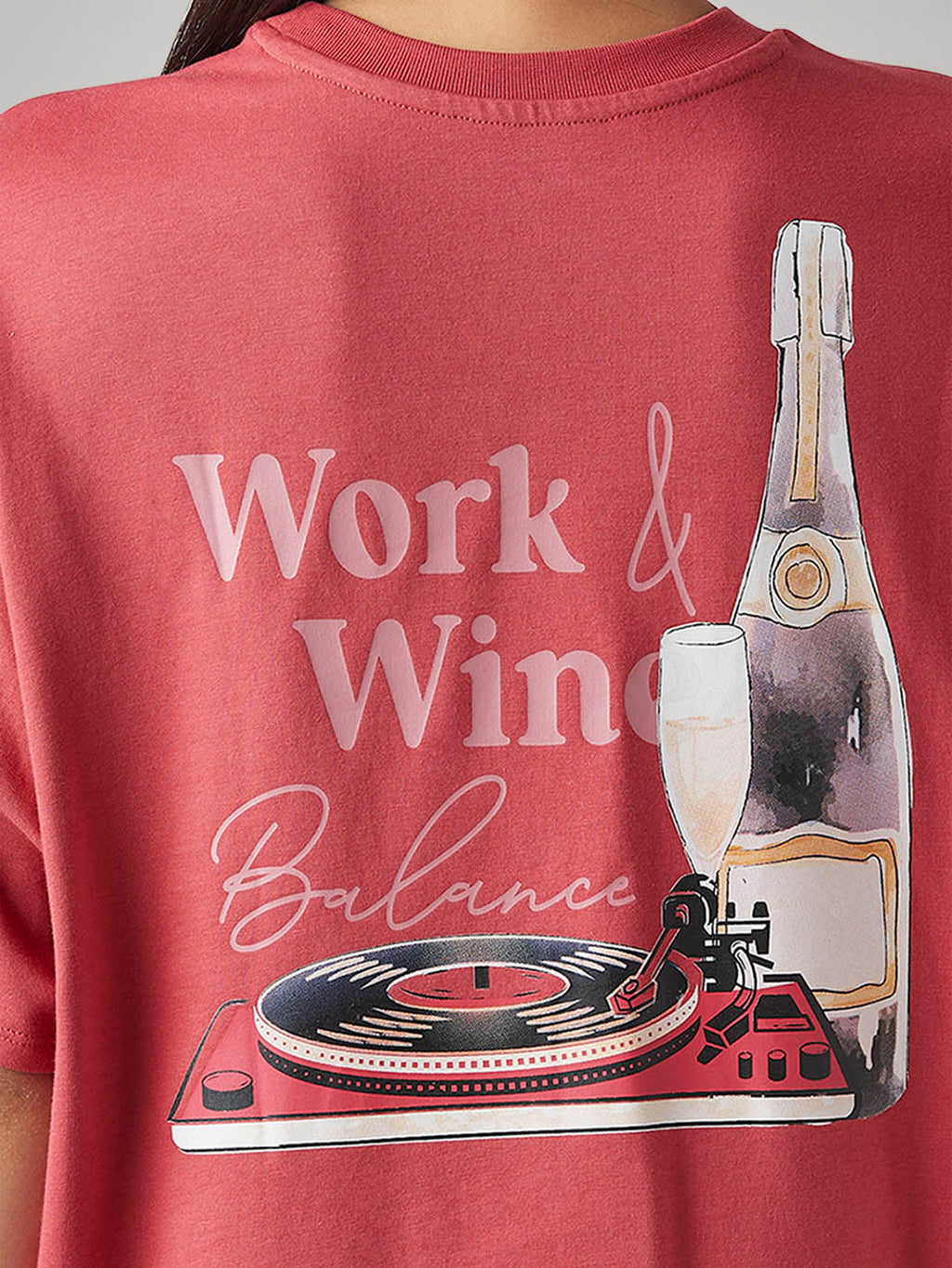 Women's Graphic Print Relaxed Fit Oversized T-Shirt