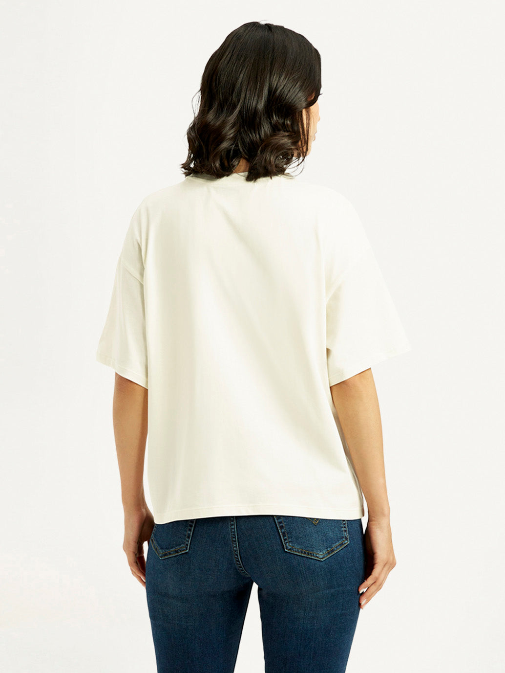 Women's Brand Logo Relaxed Fit T-shirt