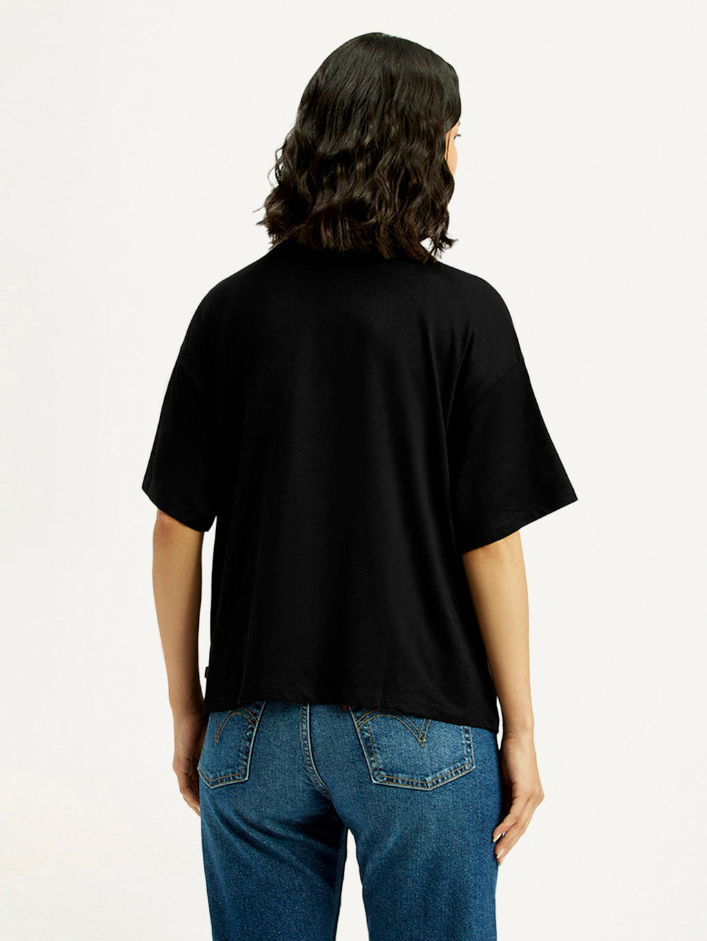 Women's Brand Logo Relaxed Fit T-shirt