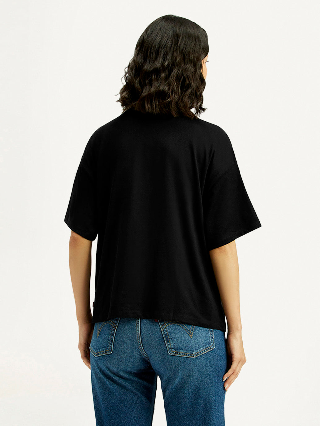 Women's Brand Logo Relaxed Fit T-shirt