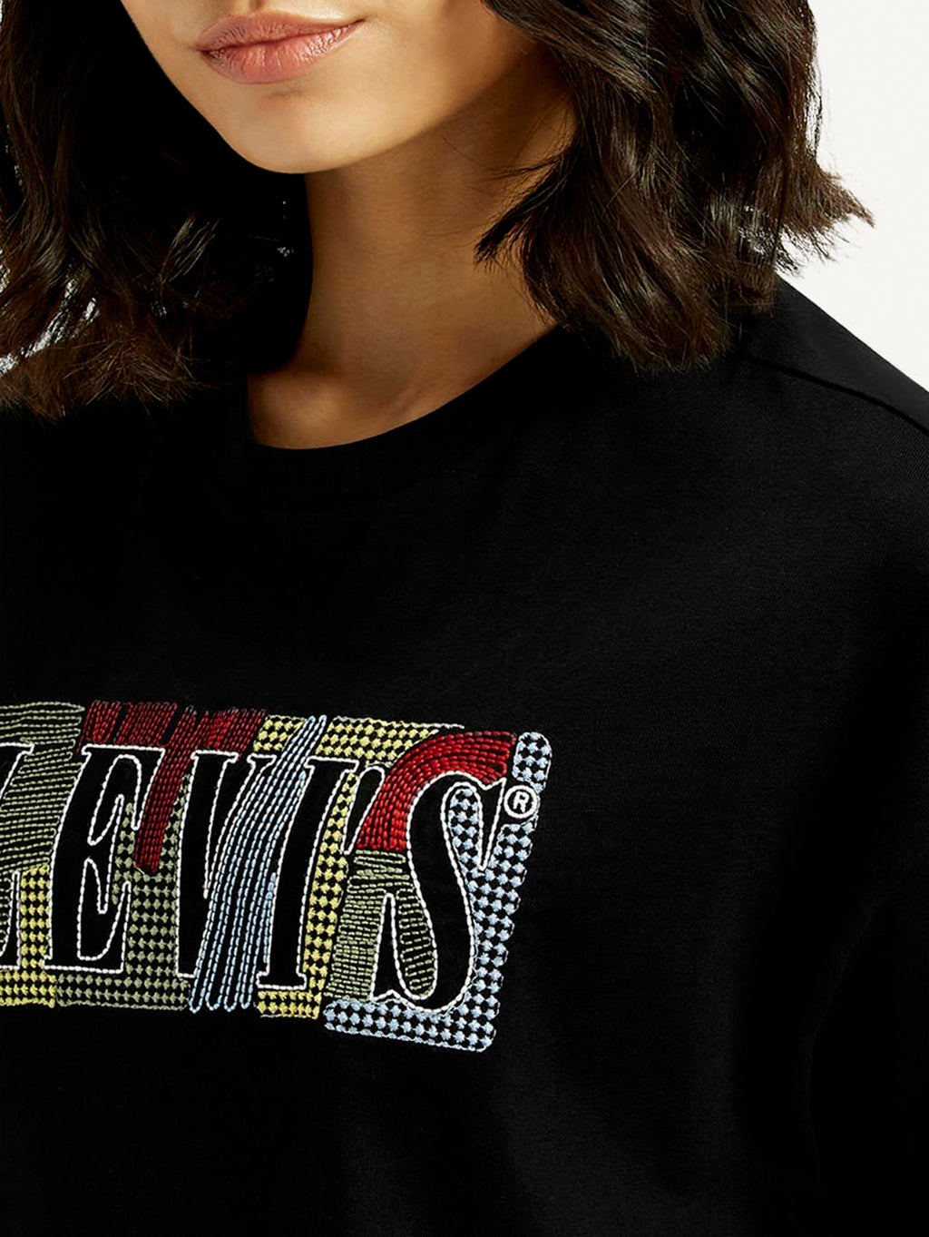 Women's Brand Logo Relaxed Fit T-shirt