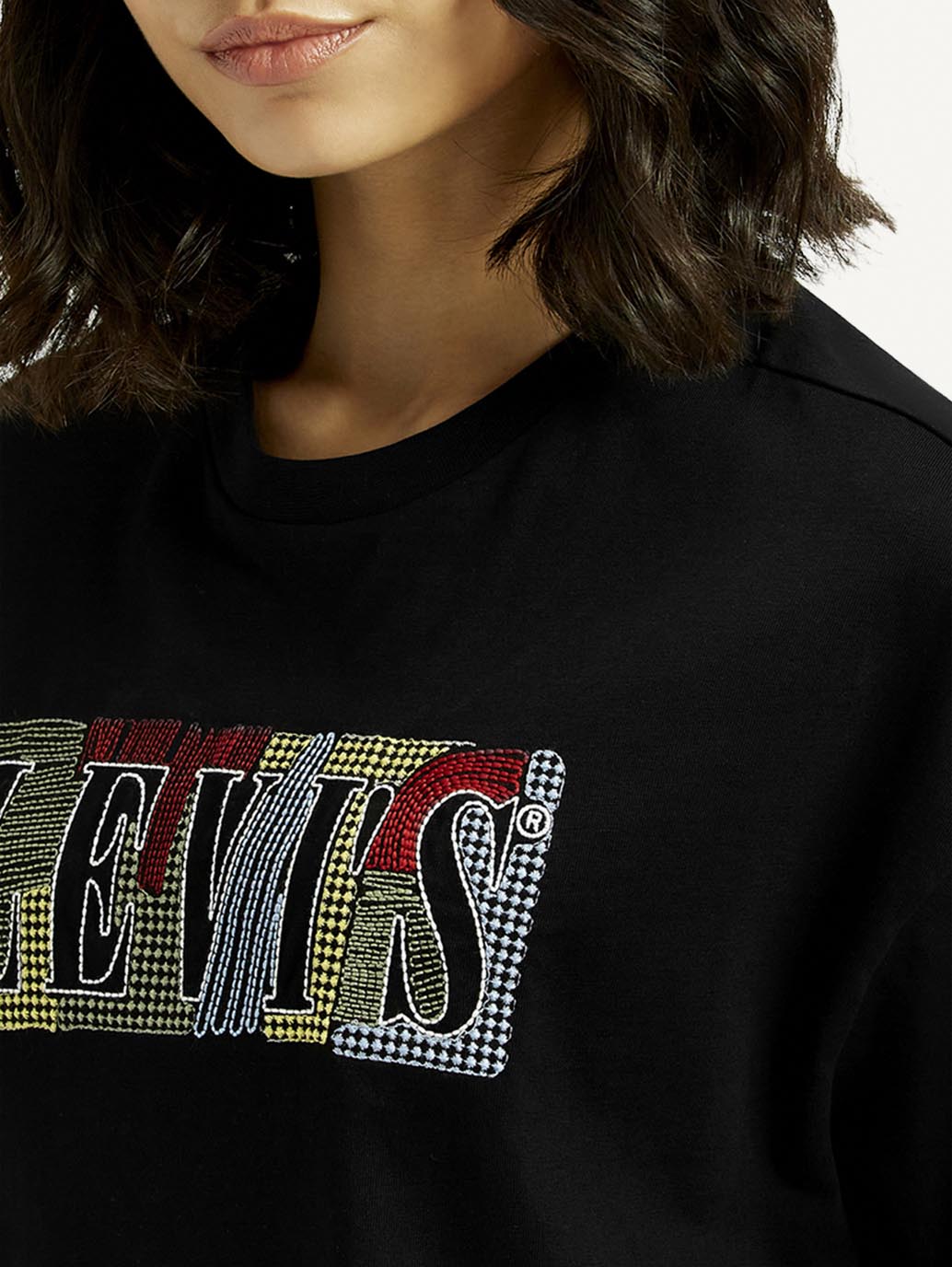 Women's Brand Logo Relaxed Fit T-shirt