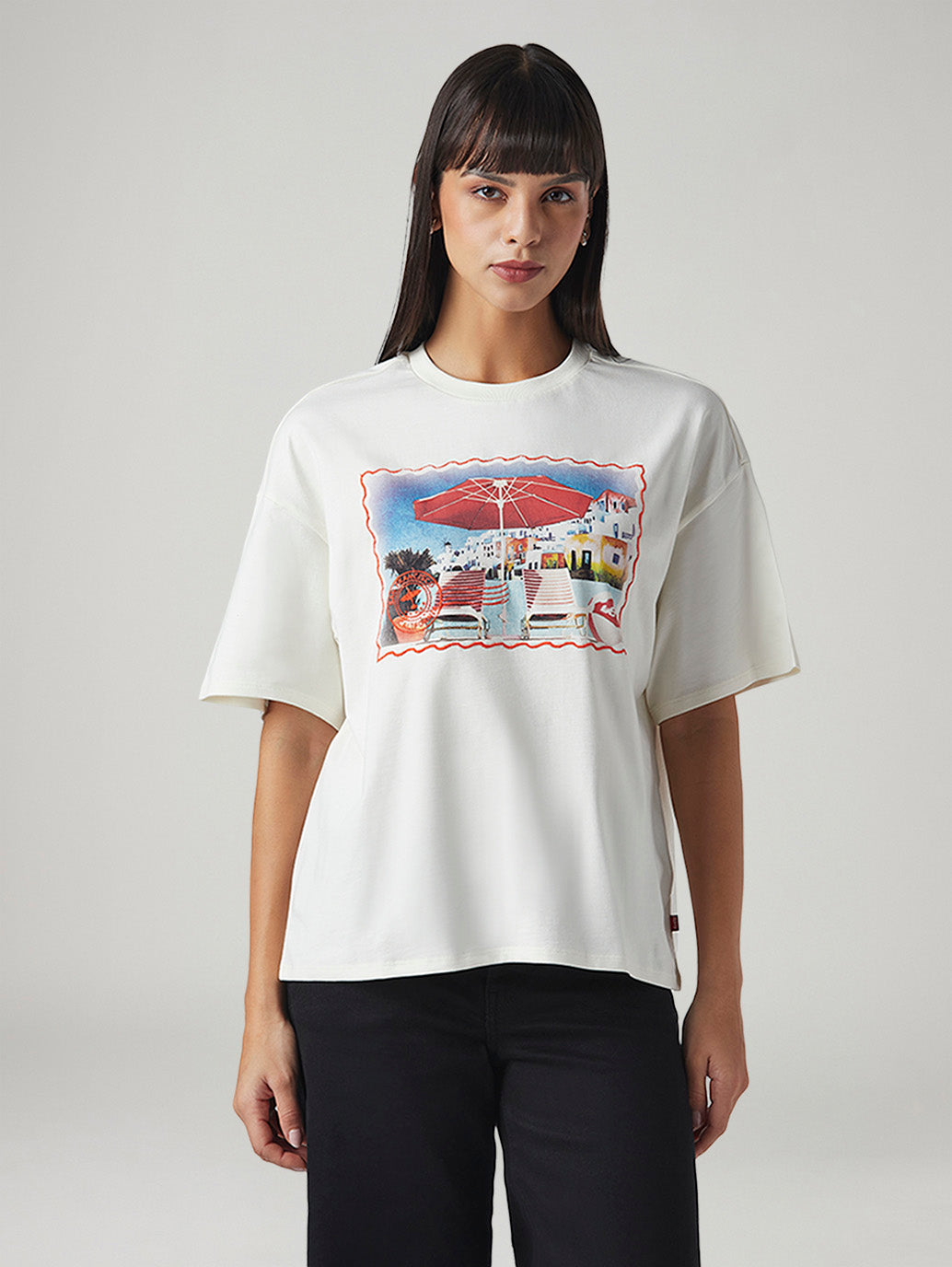 Women's Graphic Print Relaxed Fit Oversized T-Shirt