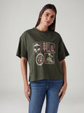 Women's Graphic Print Relaxed Fit Oversized T-Shirt
