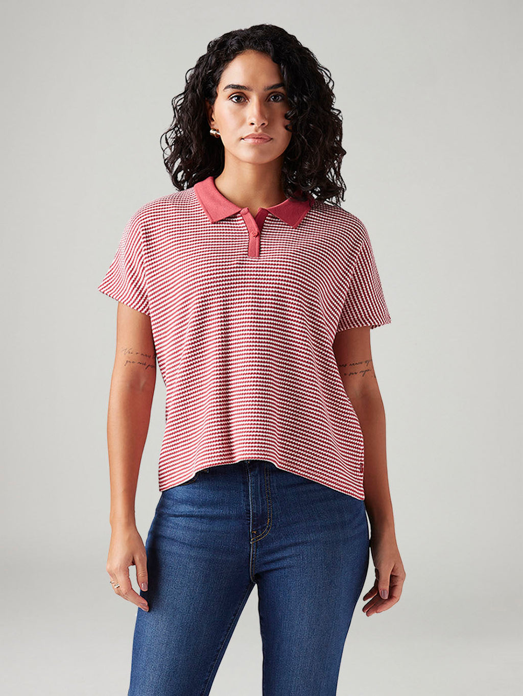 Women's Striped Relaxed Fit T-Shirt
