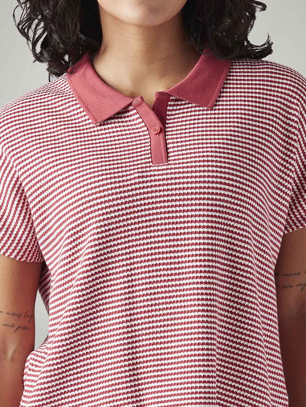 Women's Striped Relaxed Fit T-Shirt