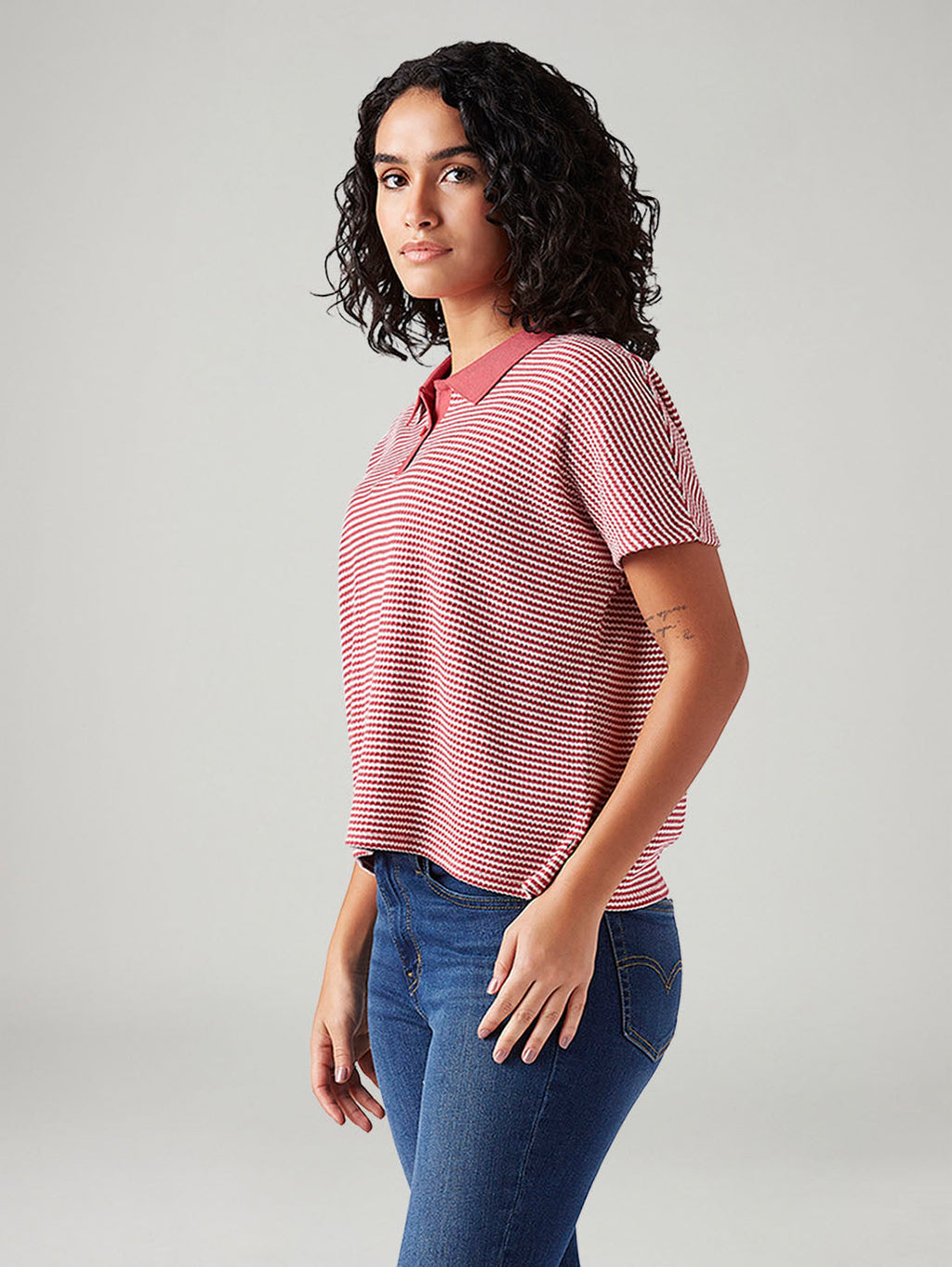 Women's Striped Relaxed Fit T-Shirt