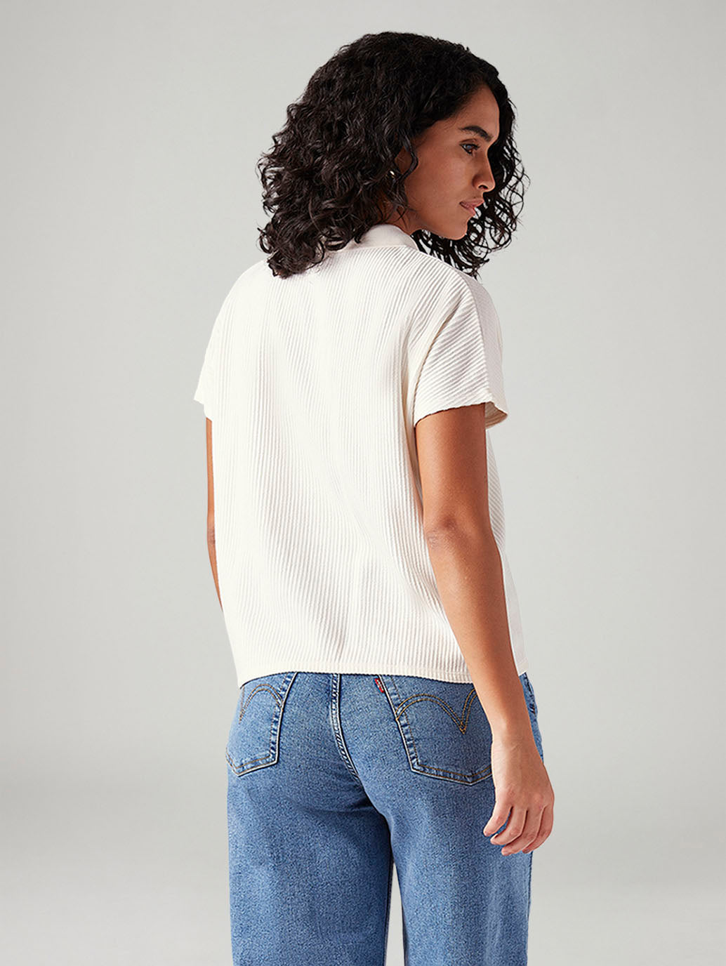 Women's Textured Relaxed Fit T-Shirt