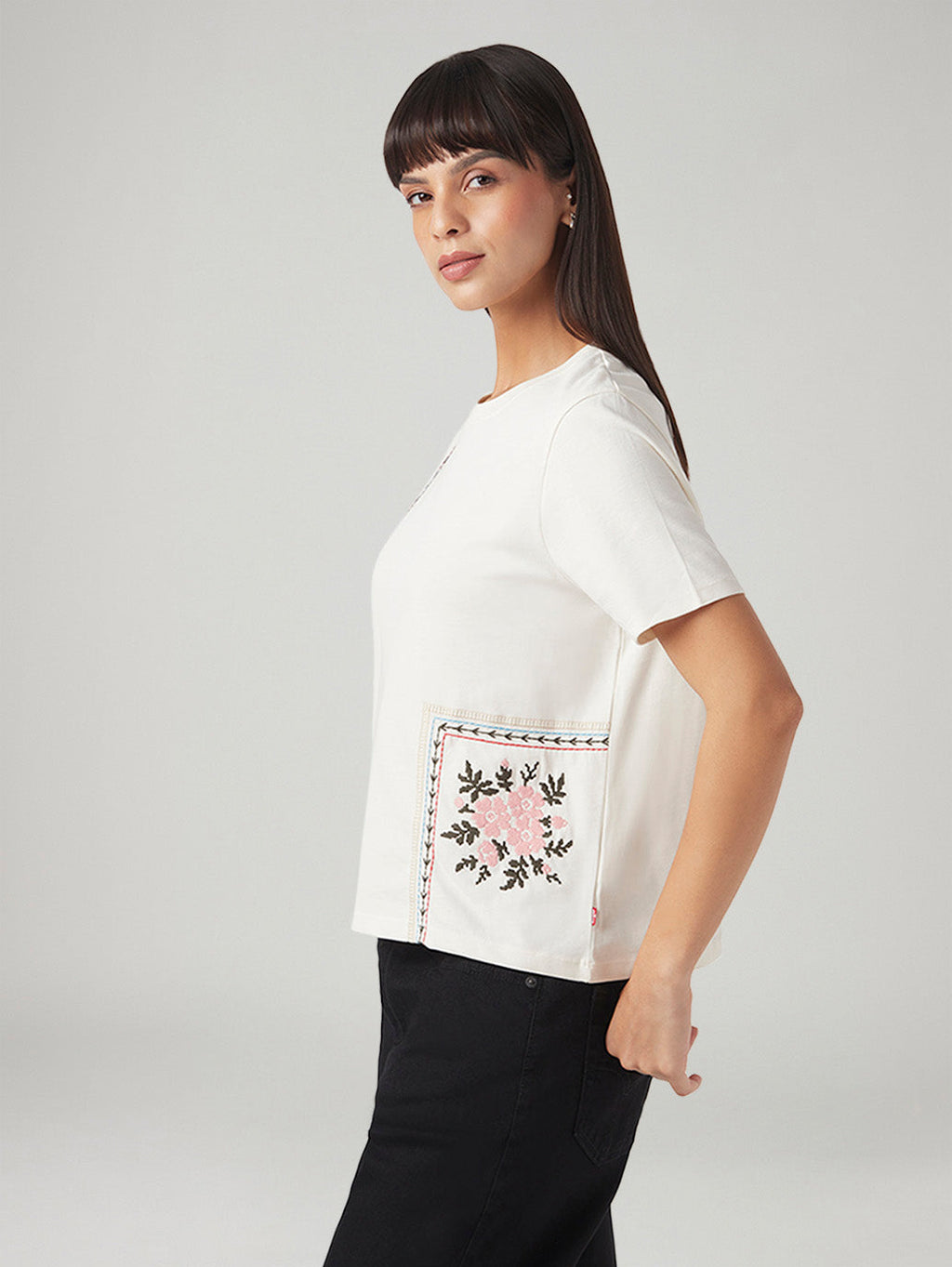 Women's Embroidered Regular Fit Top