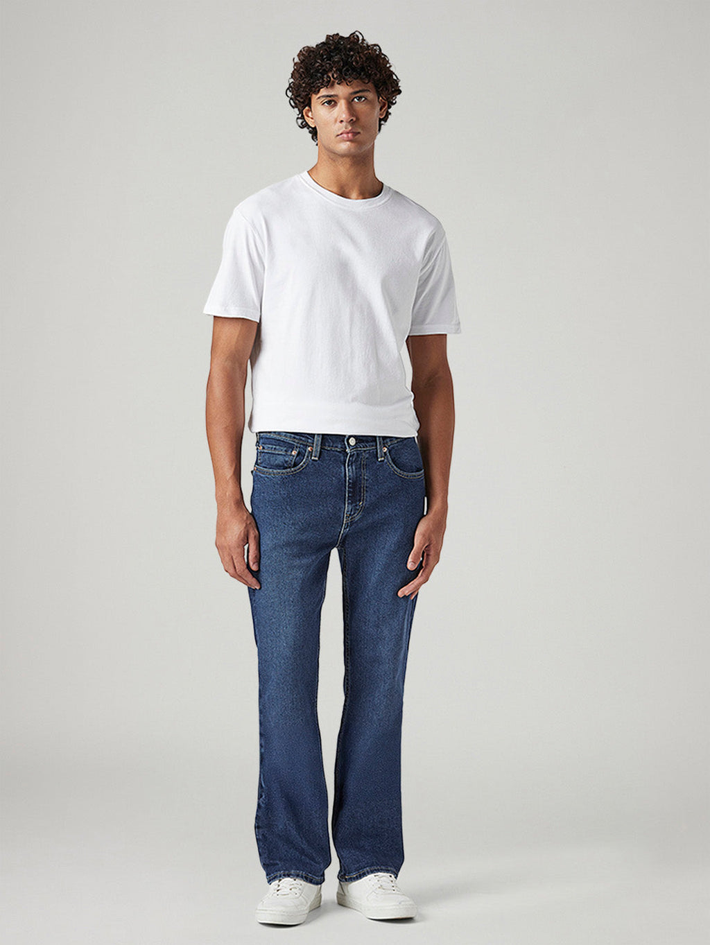 Men's 527 Blue Bootcut Fit Mid Rise Jeans