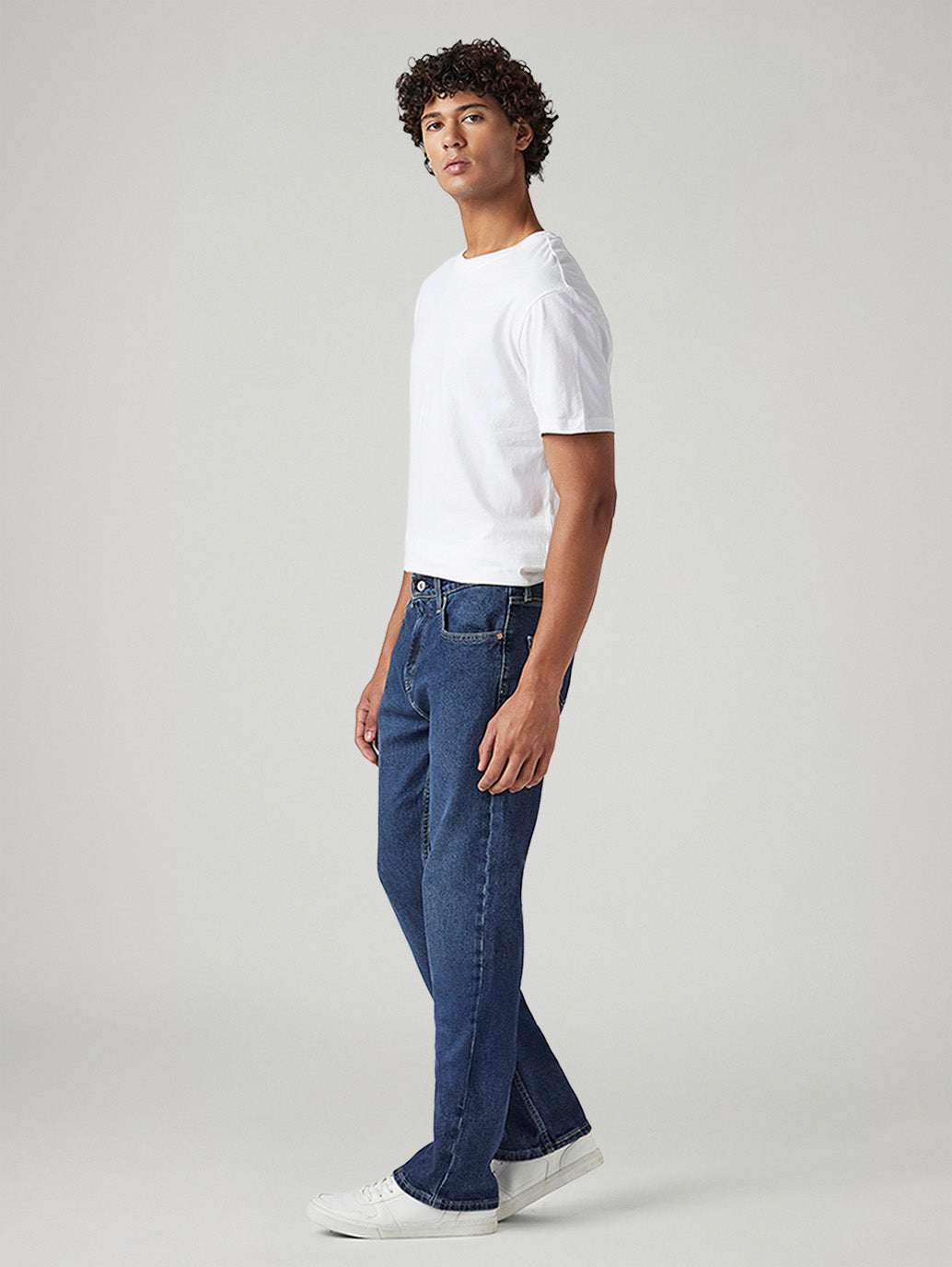 Men's 527 Blue Bootcut Fit Mid Rise Jeans
