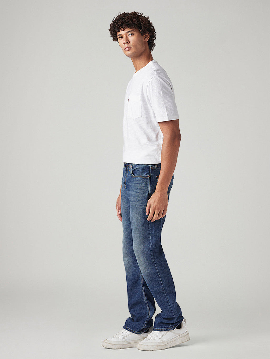 Men's 527 Med Indigo Bootcut Fit Mid Rise Tinted Jeans