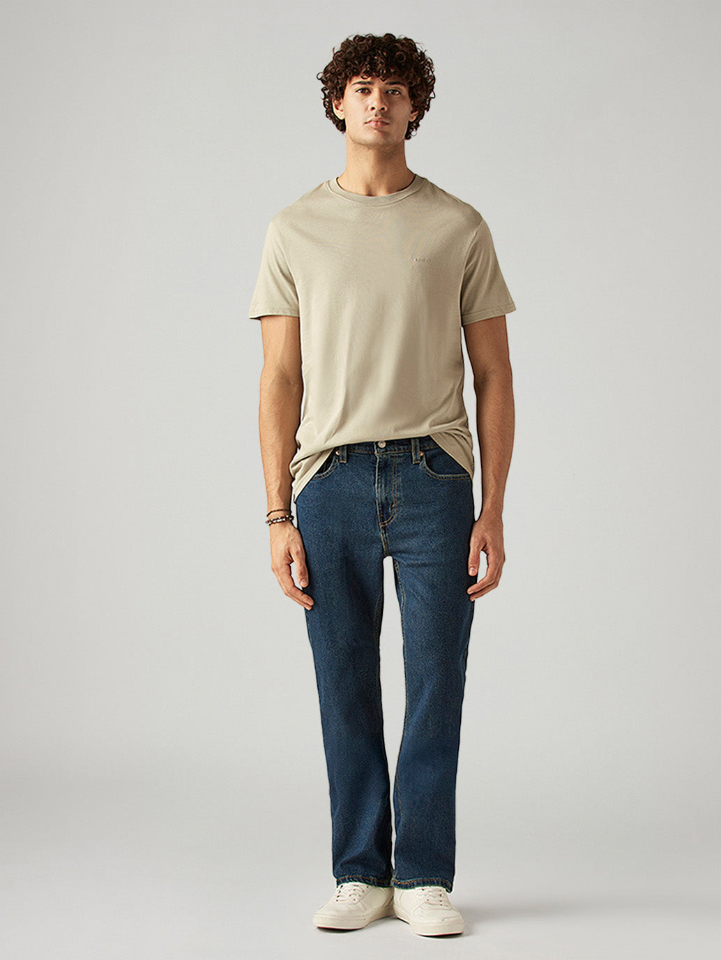 Men's 527 Blue Bootcut Fit Mid Rise Tinted Jeans