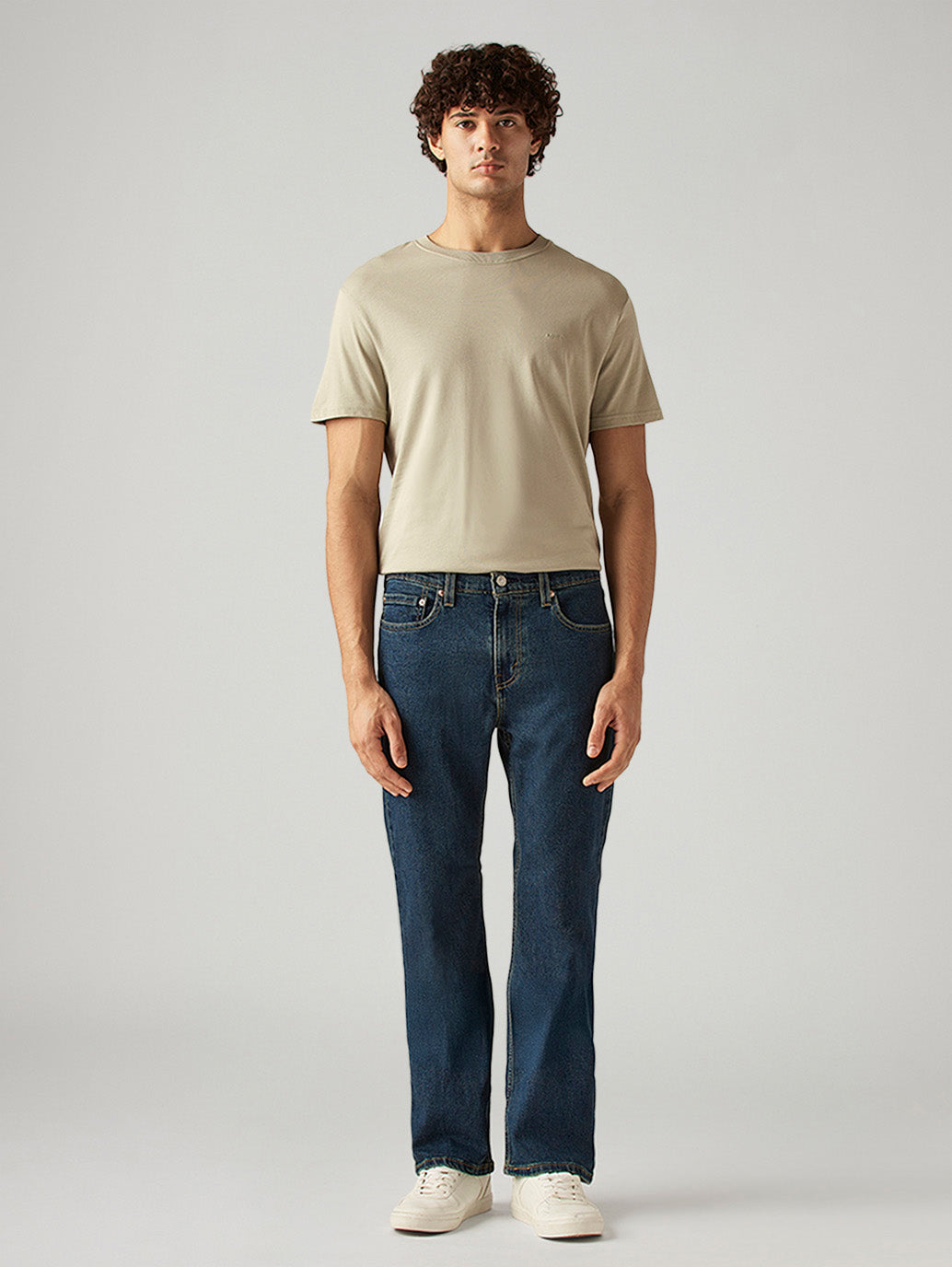 Men's 527 Blue Bootcut Fit Mid Rise Tinted Jeans