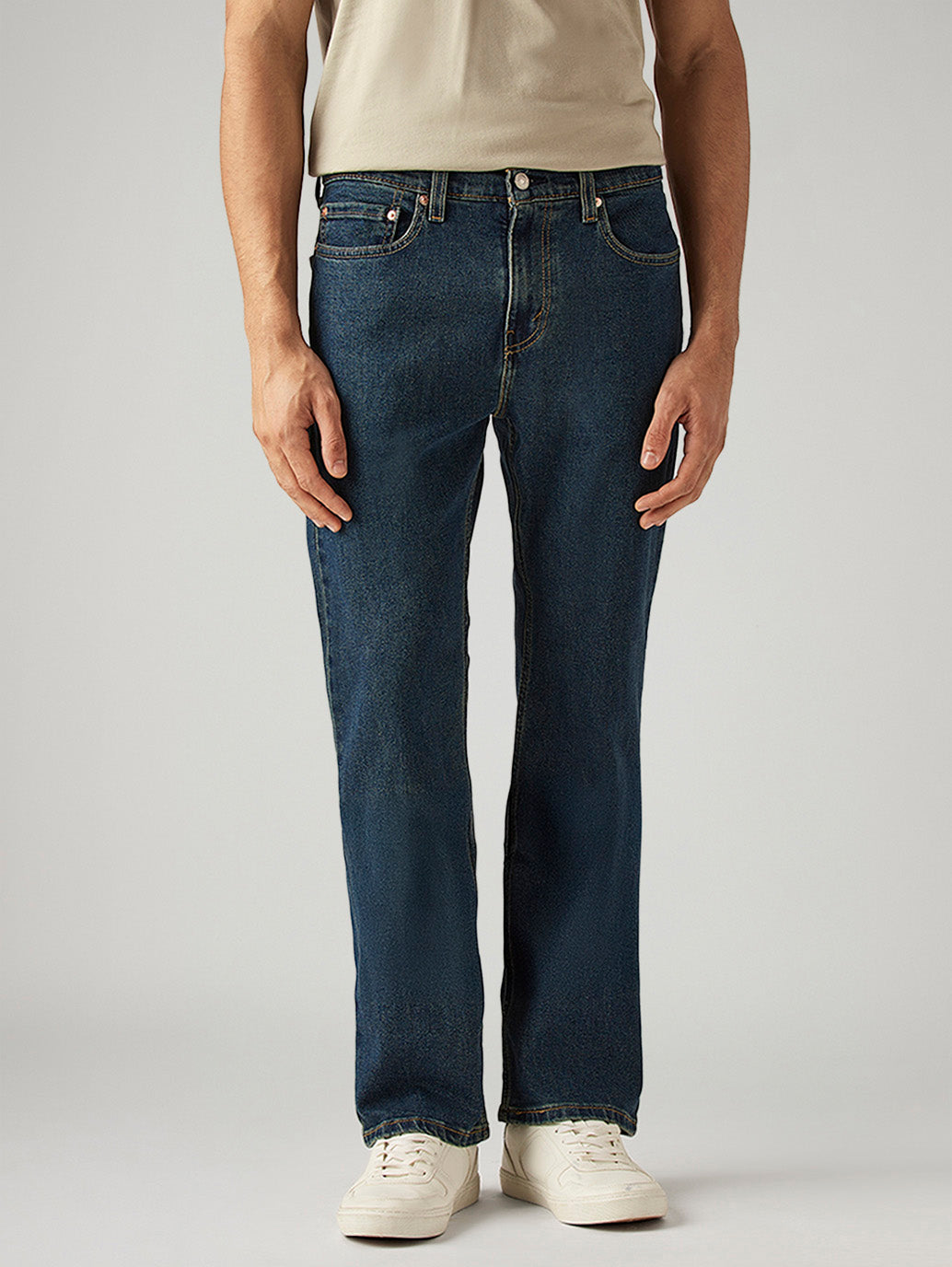 Men's 527 Blue Bootcut Fit Mid Rise Tinted Jeans