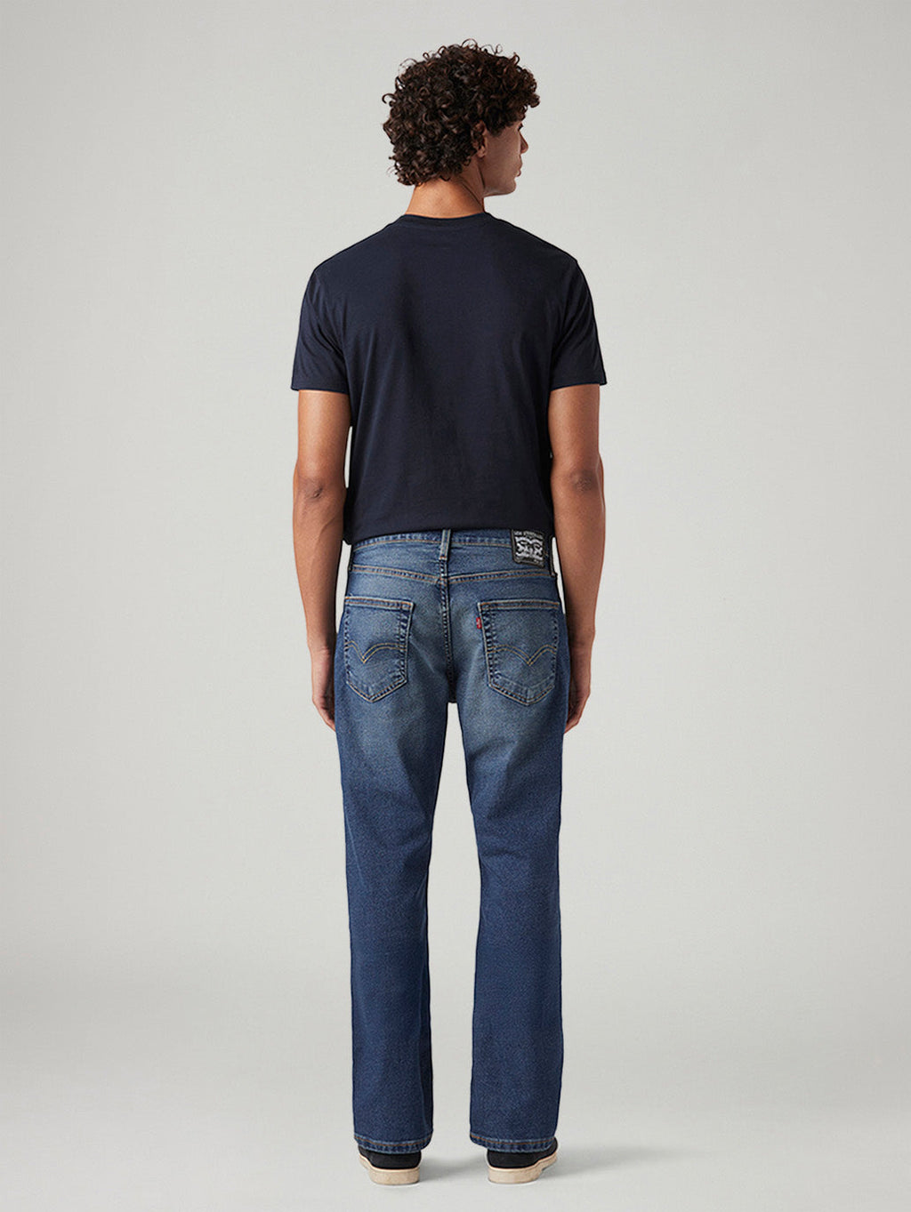 Men's 527 Blue Bootcut Fit Mid Rise Jeans