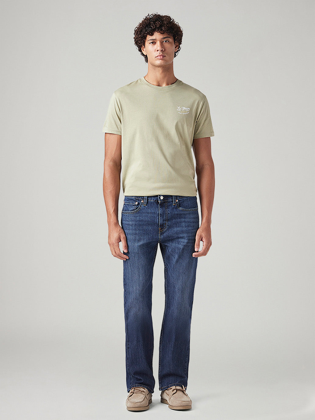 Men's 527 Dark Indigo Bootcut Fit Mid Rise Jeans