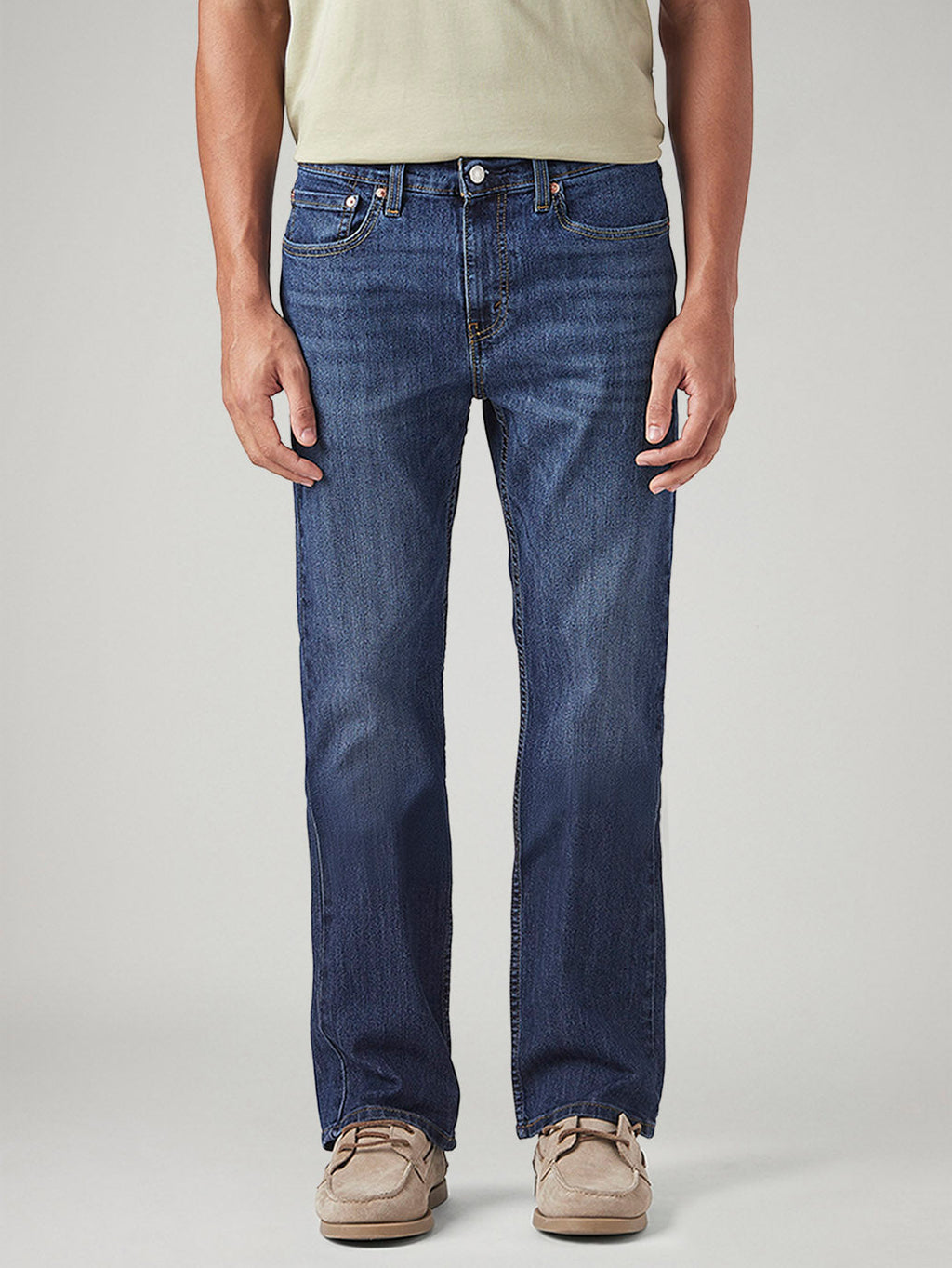 Men's 527 Dark Indigo Bootcut Fit Mid Rise Jeans