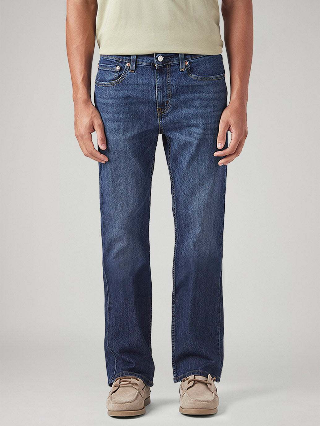 Men's 527 Dark Indigo Bootcut Fit Mid Rise Jeans