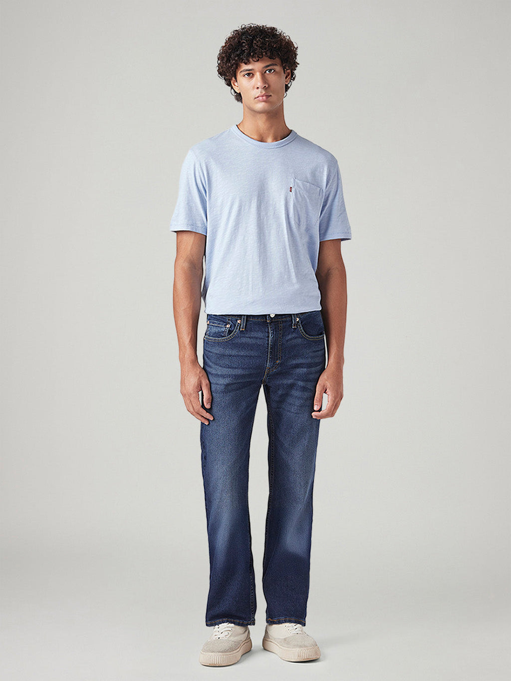 Men's 527 Med Indigo Bootcut Fit Mid Rise Tinted Jeans