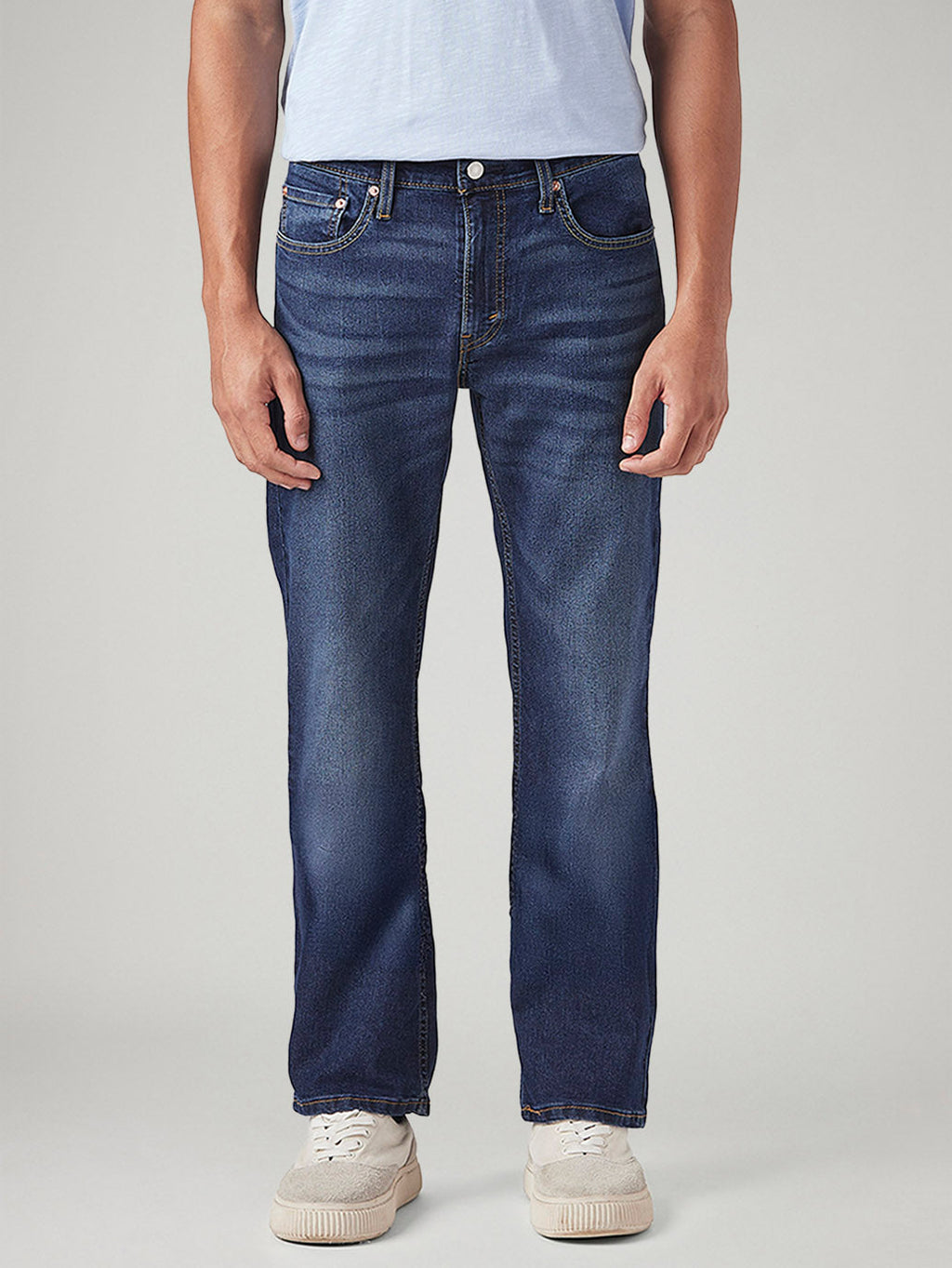 Men's 527 Med Indigo Bootcut Fit Mid Rise Tinted Jeans