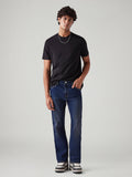 Men's 517 Dark Blue Bootcut Fit Mid Rise Tinted Jeans