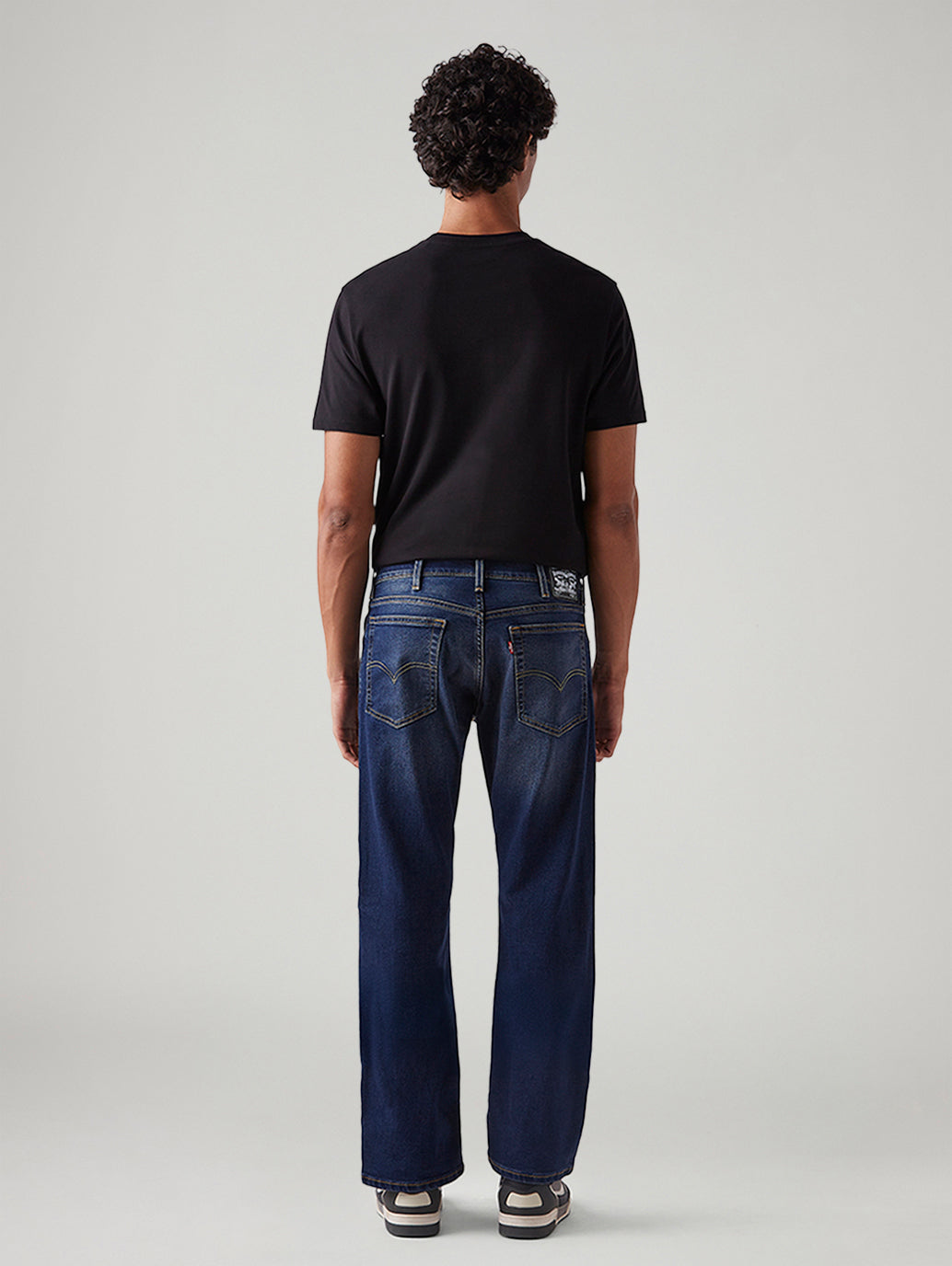 Men's 517 Dark Blue Bootcut Fit Mid Rise Tinted Jeans