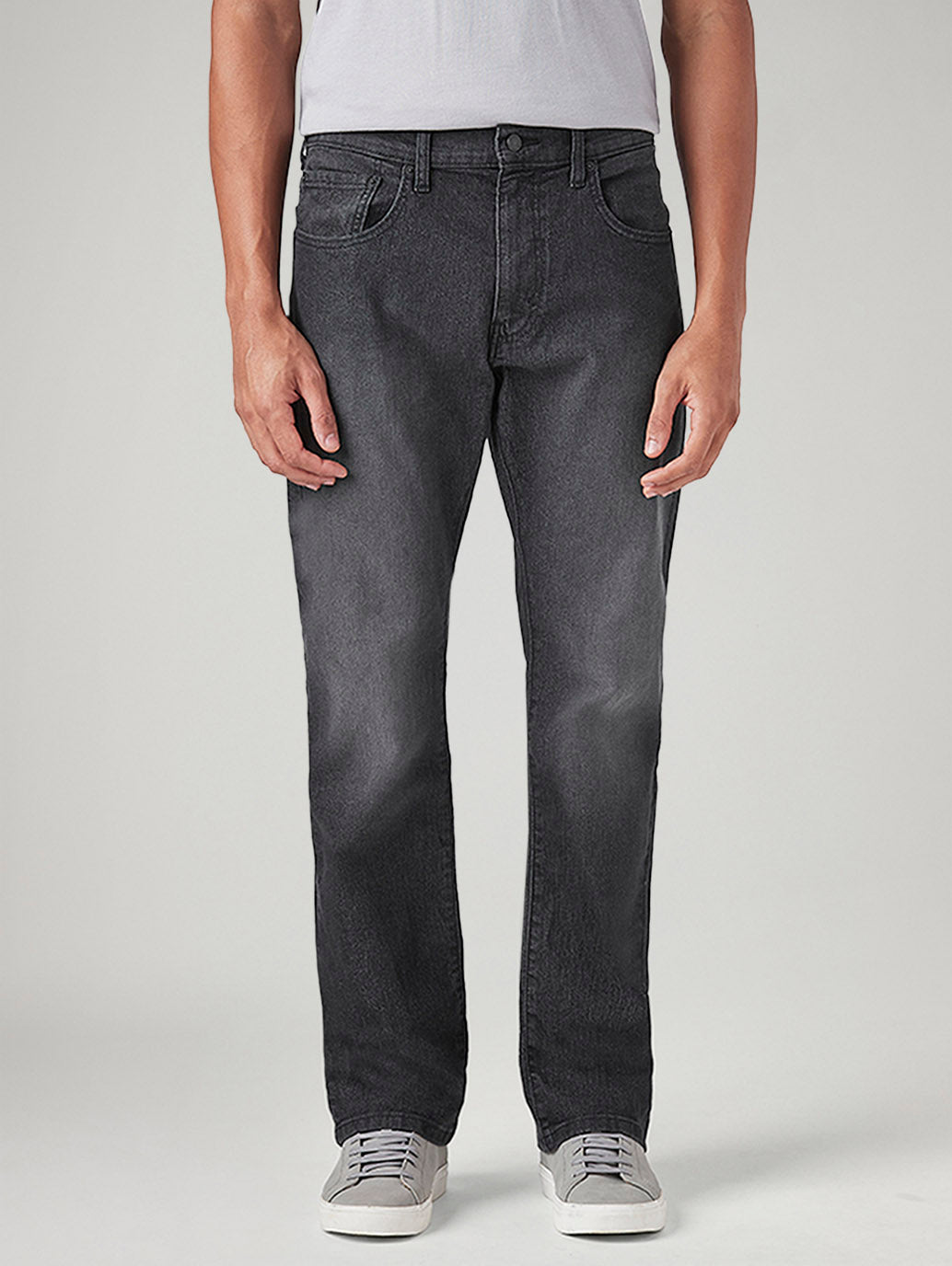 Men's 517 Charcoal Grey Bootcut Fit Mid Rise Jeans