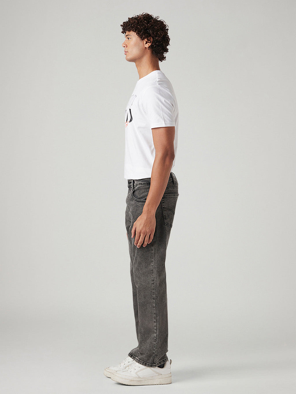 Men's 517 Charcoal Grey Bootcut Fit Mid Rise Jeans