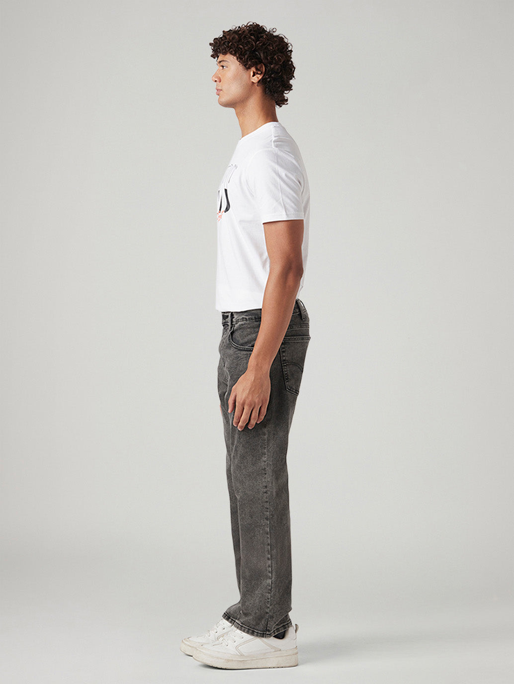 Men's 517 Charcoal Grey Bootcut Fit Mid Rise Jeans