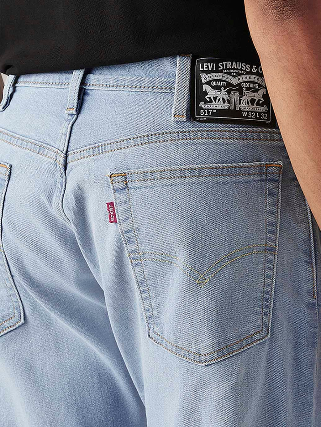 Men's 517 Light Indigo Bootcut Mid Rise Jeans