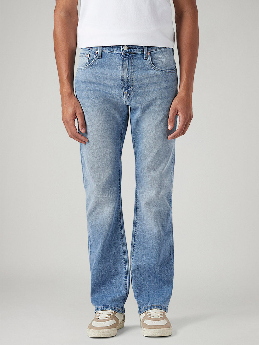 Men's 517 Light Blue Bootcut Fit Mid Rise Jeans