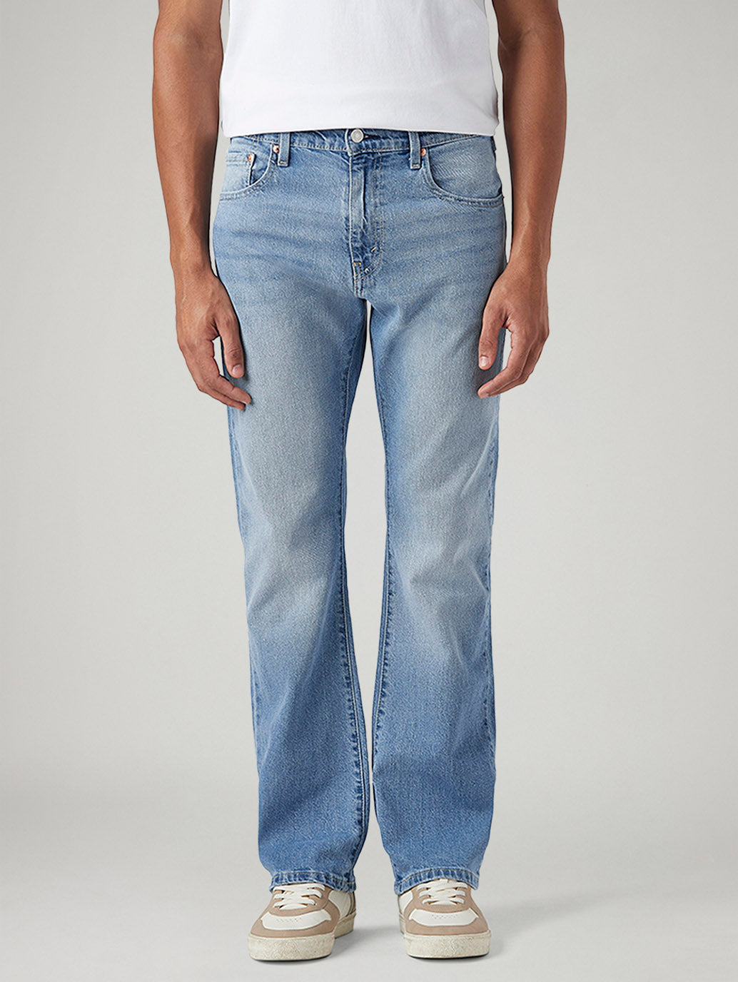 Men's 517 Light Blue Bootcut Fit Mid Rise Jeans