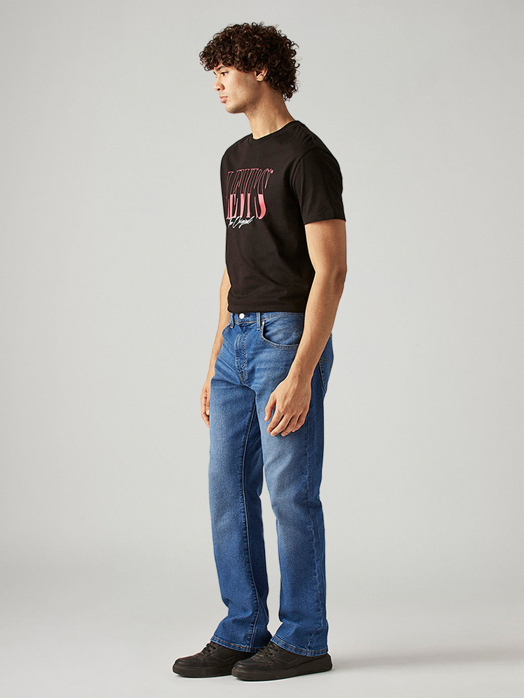 Men's 517 Blue Bootcut Fit Mid Rise Jeans