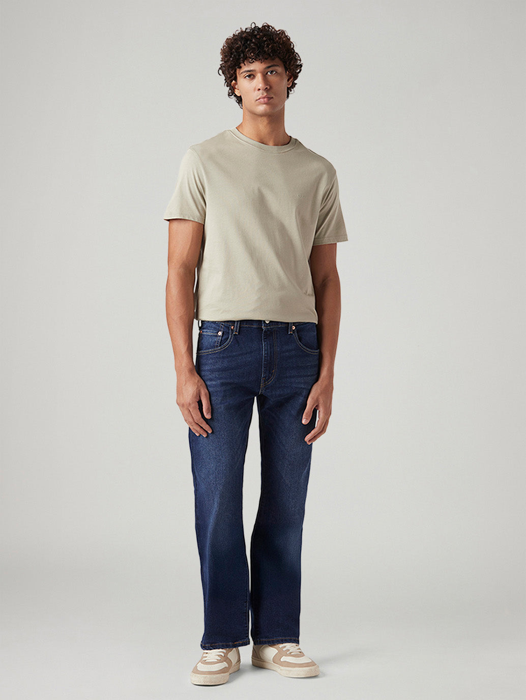 Men's 517 Dark Blue Bootcut Fit Mid Rise Jeans