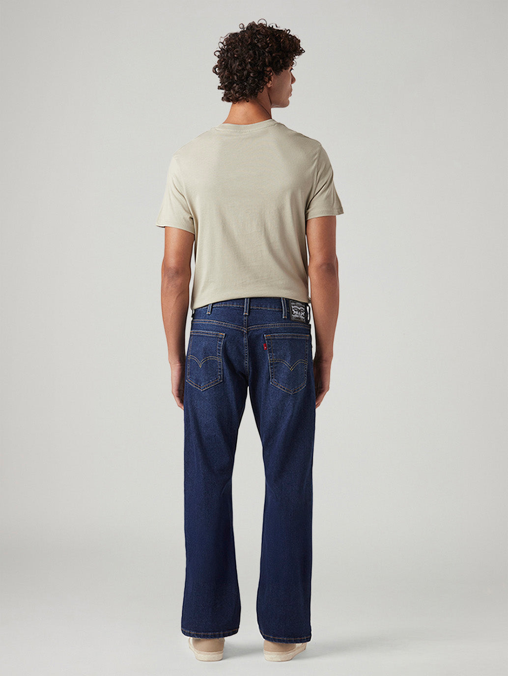 Men's 517 Dark Blue Bootcut Fit Mid Rise Jeans