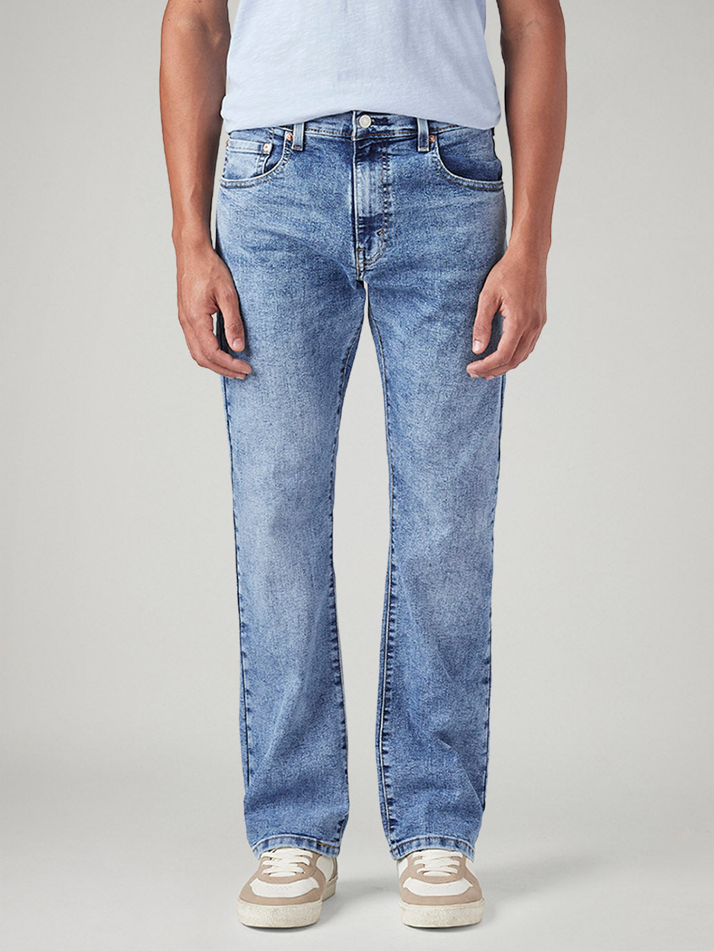 Men's 517 Light Blue Bootcut Fit Mid Rise Jeans