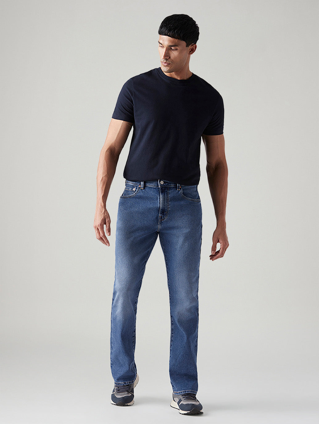 Men's 517 Med Indigo Bootcut Fit Mid Rise Jeans